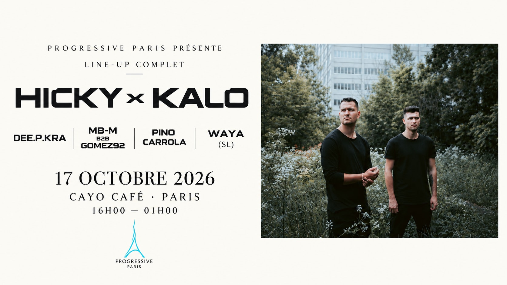 Hicky & Kalo X Progressive Paris Cover