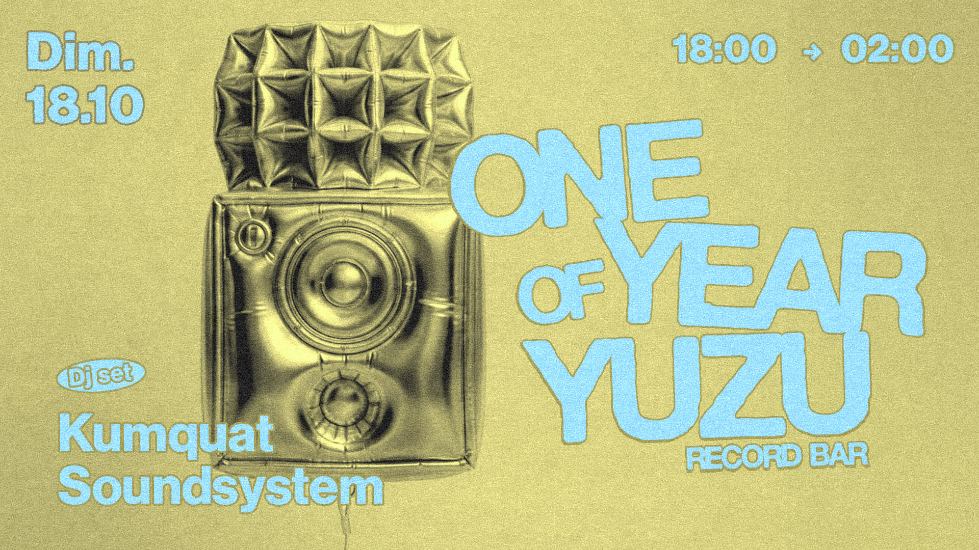 Yuzu Record Bar - One Year Anniversary J3 Cover