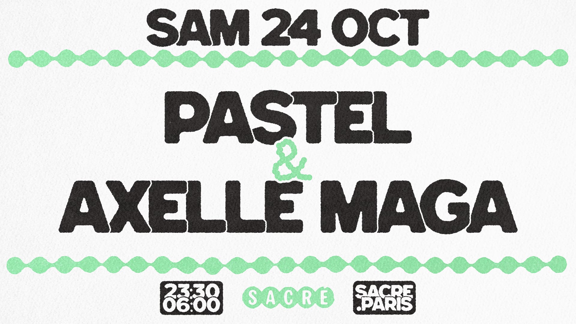 Sacré Présente : Pastel & Axelle Maga Cover