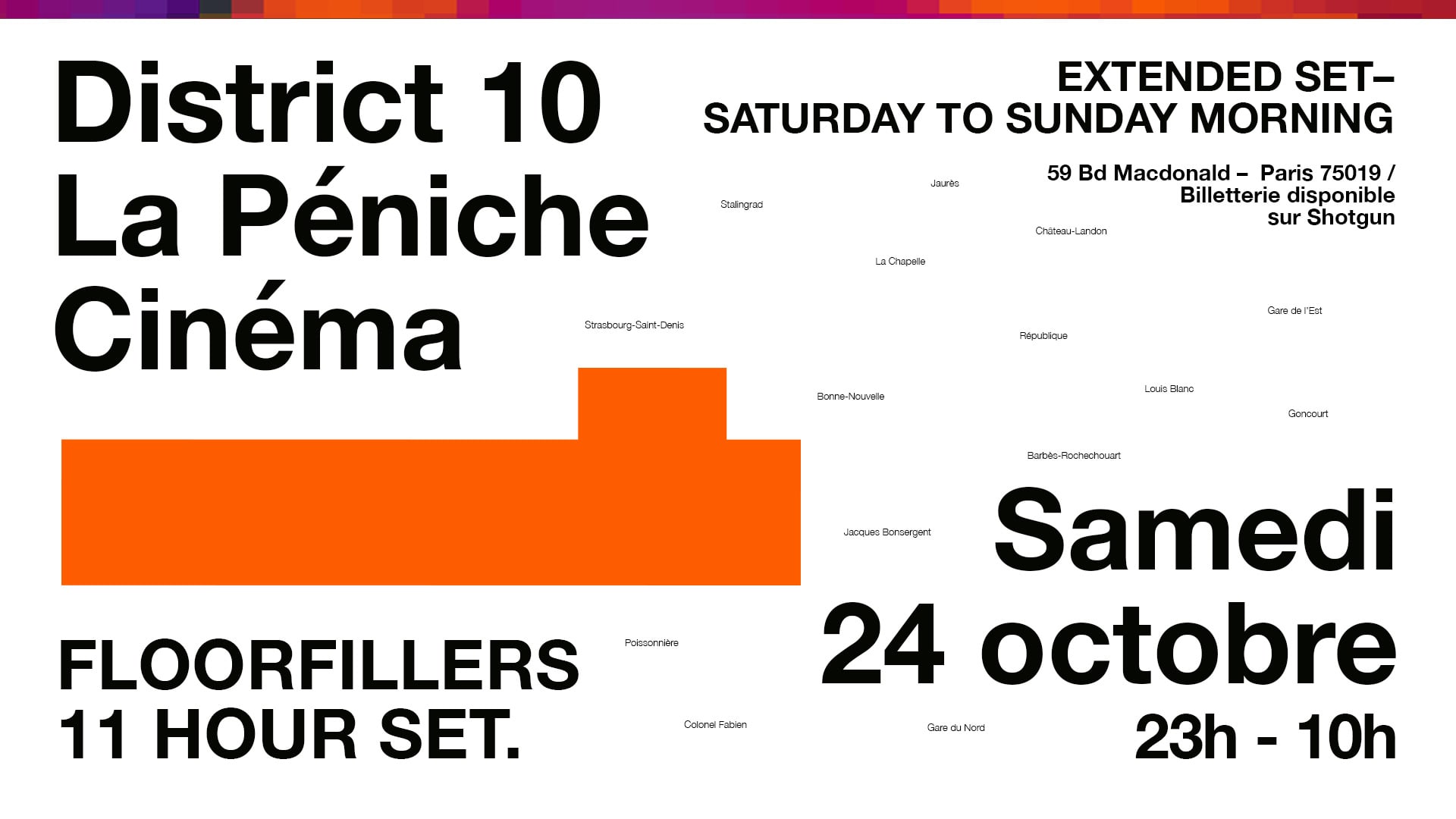 District 10 : Floorfillers 11 Hour Set Cover