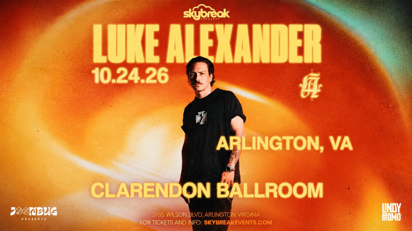 Luke Alexander At Clarendon Ballroom Cover