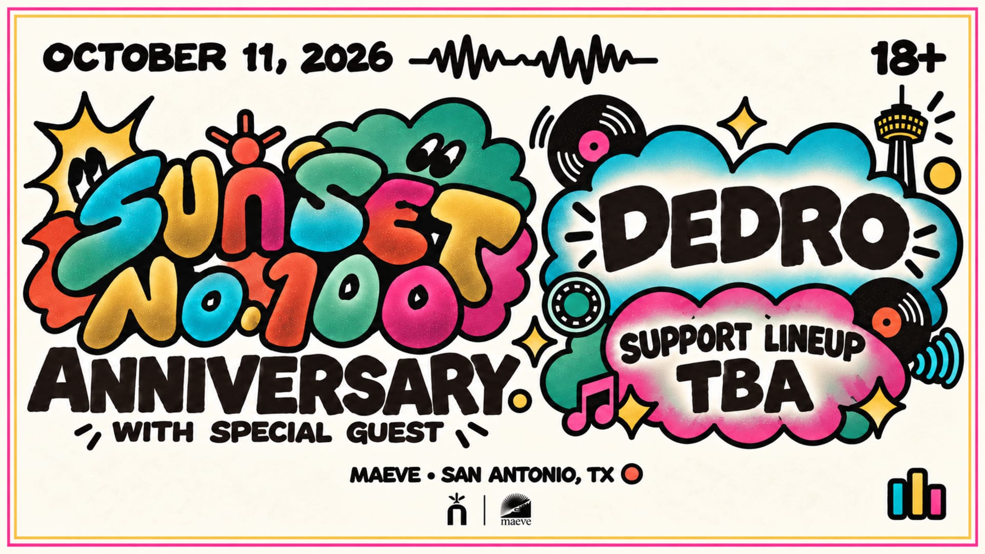 Sunset No. 100 — Dedro + Special Guests Cover
