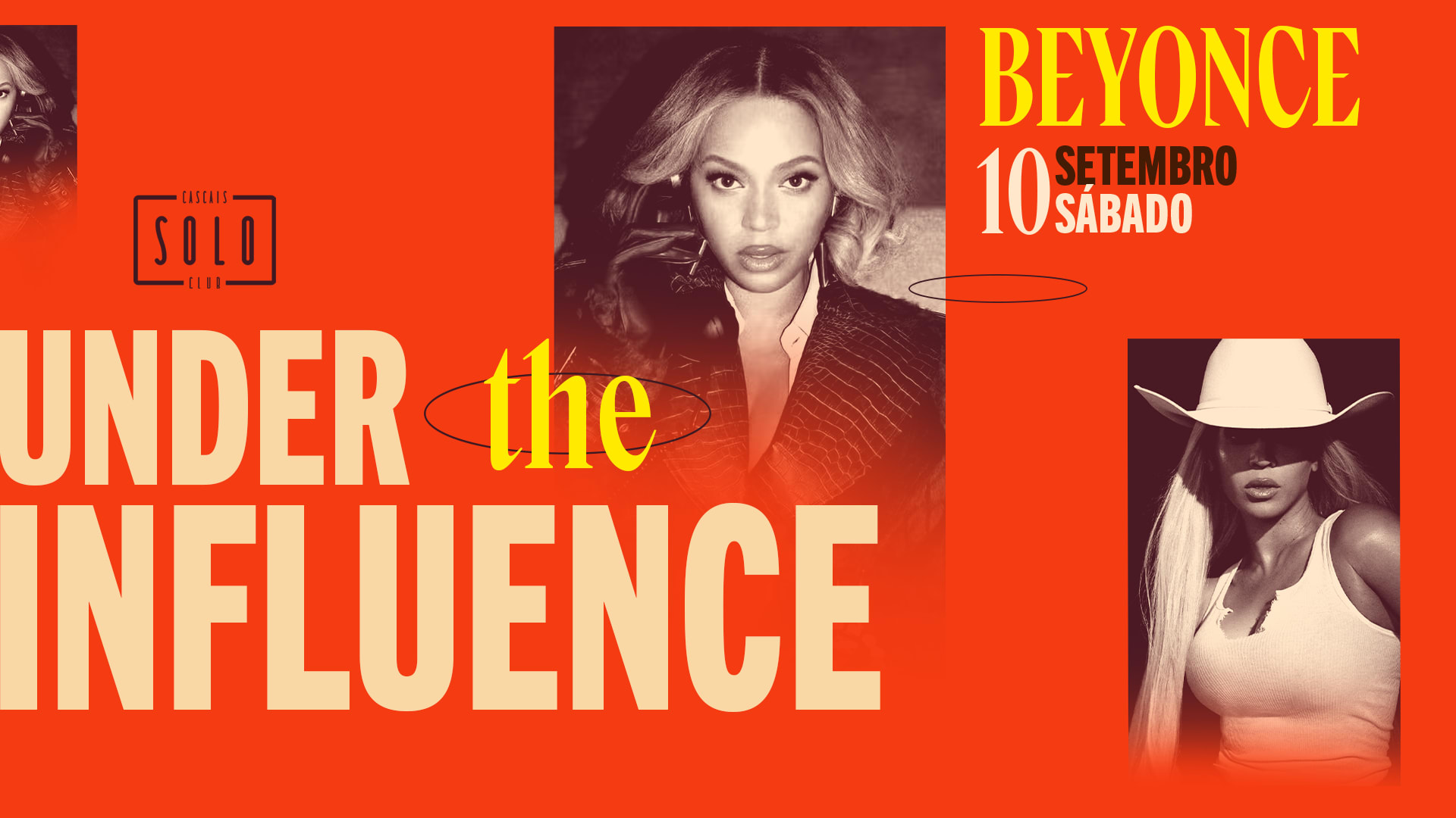10 Outubro Sábado - Under The Influence - Beyonce Tribute Cover
