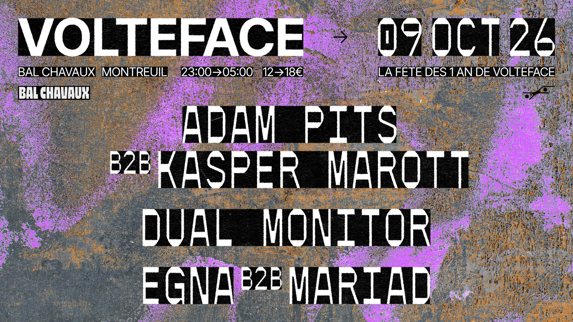Volteface Anniversary Cover