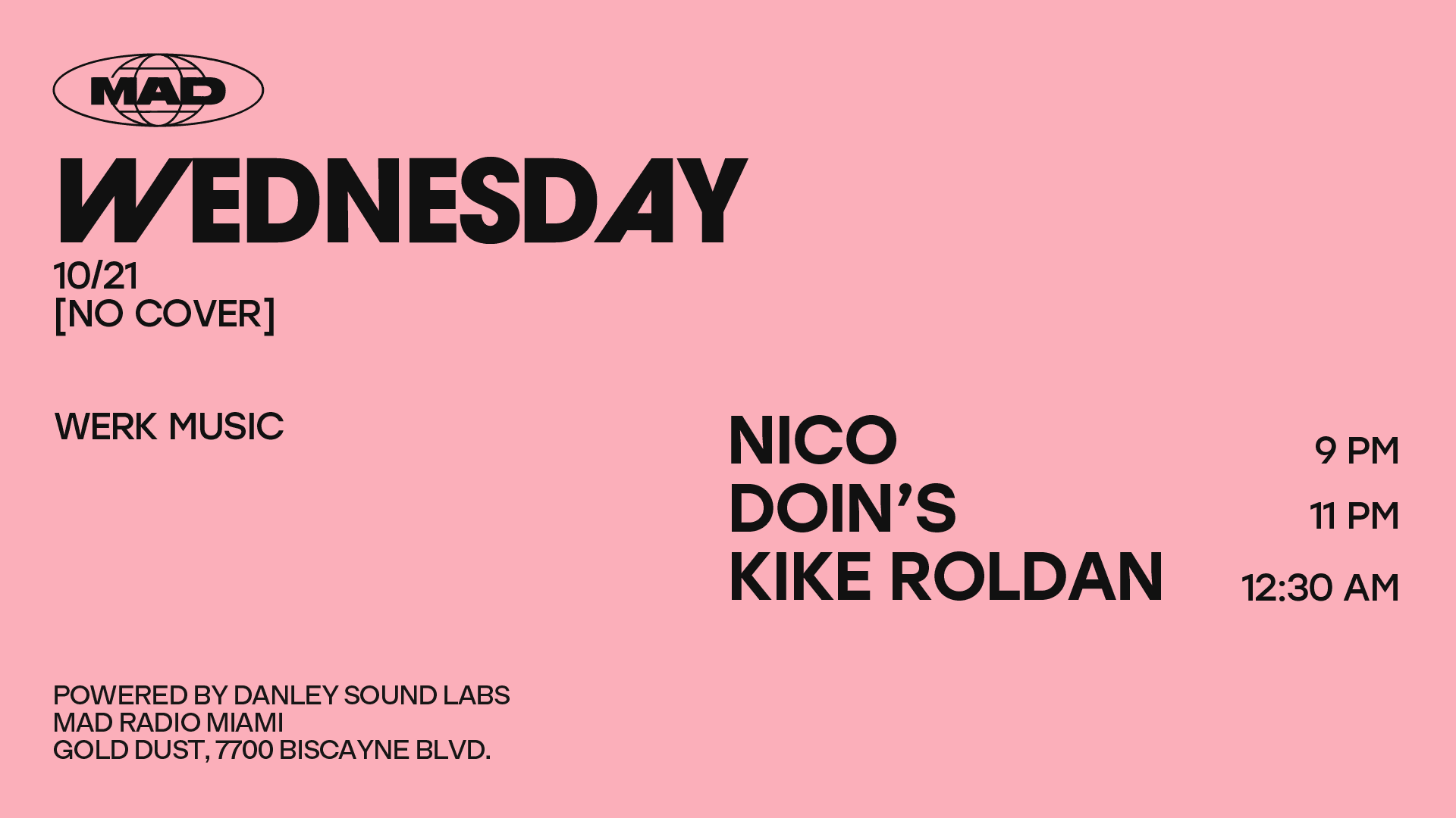 Werk Music: Nico / Doin' Us / Kike Roldan Cover