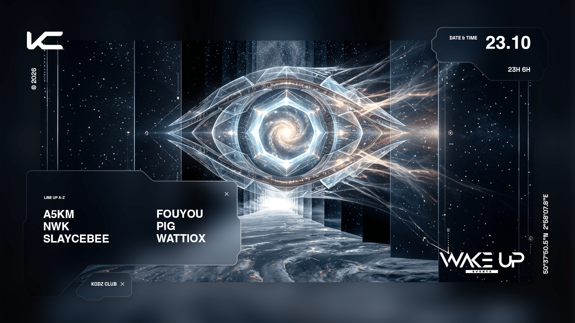 Kodz X Wake Up Presents : A5km, Fouyou, Nwk, Pig & More Cover