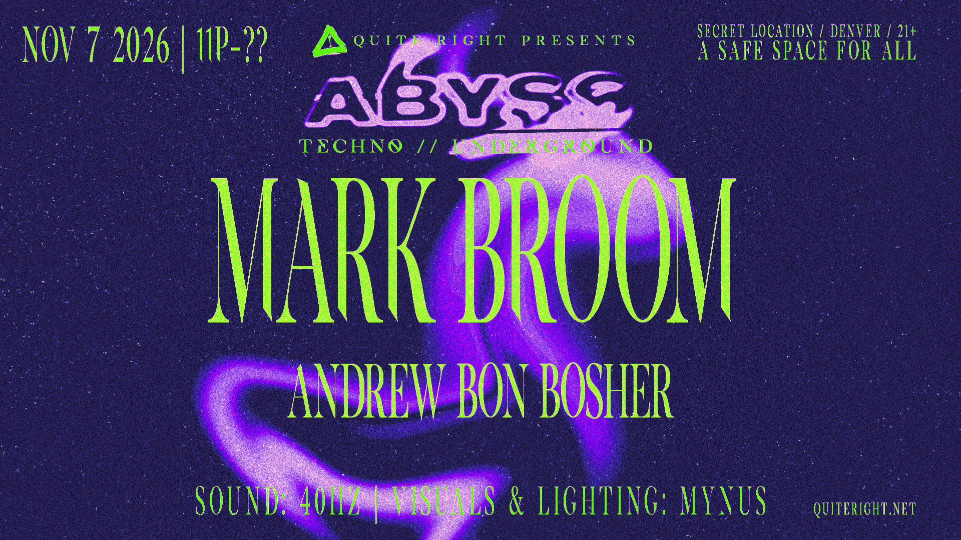 Abyss W/ Mark Broom Cover