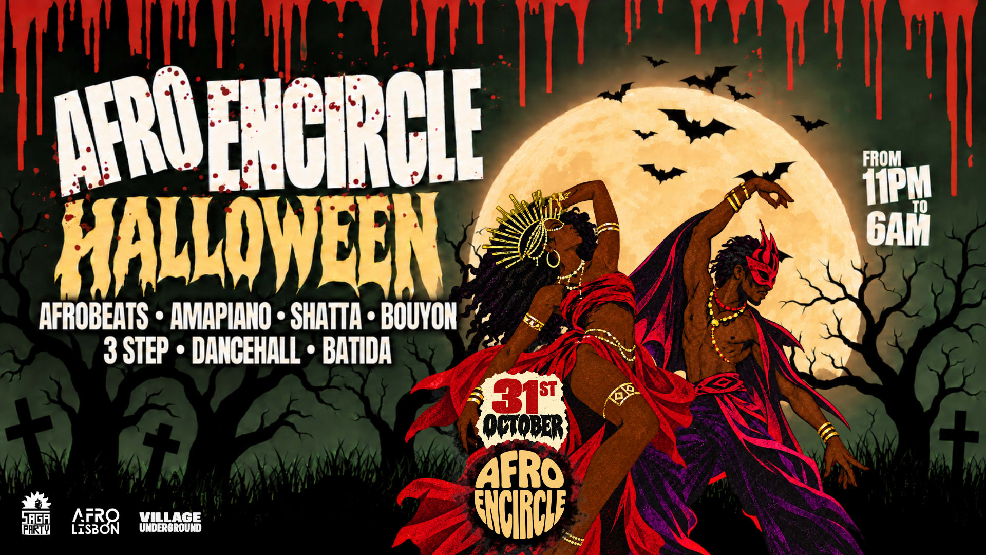 Afro Encircle - Halloween Edition 👻🔥 Cover