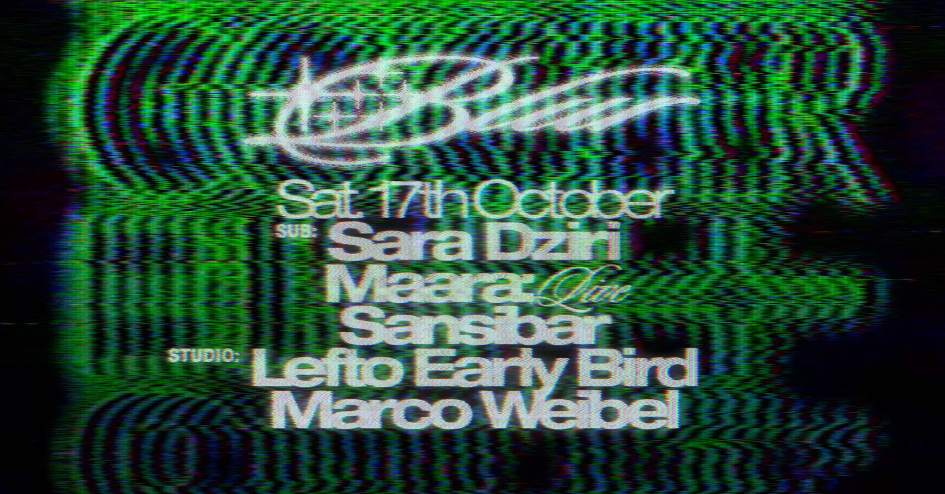 Blur With Sansibar, Sara Dziri, Maara, Lefto Early Bird... Cover