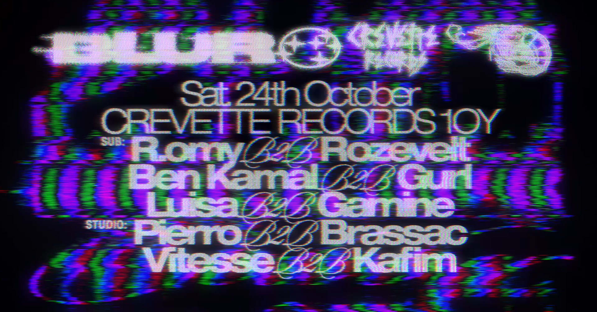 Blur X Crevette Records Cover