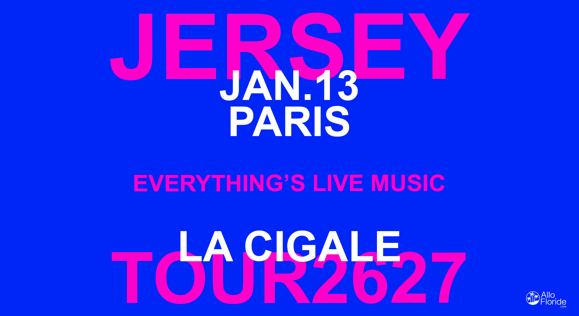 Jersey — La Cigale Cover
