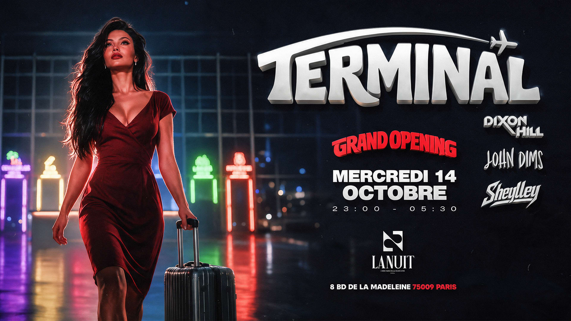 Terminal - Grand Opening - Mercredi 14 Octobre Cover