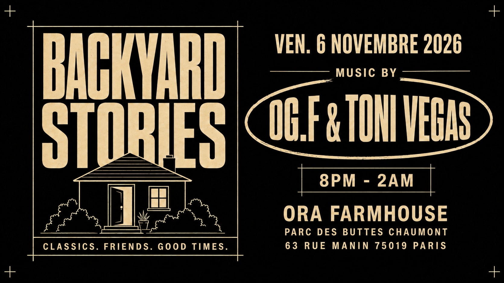 Backyard Stories - Vendredi 6 Novembre Cover