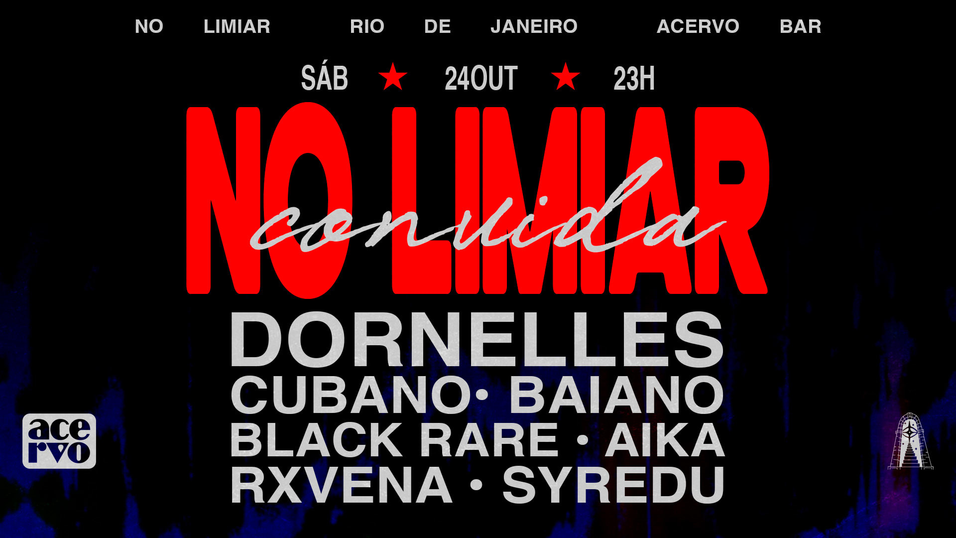 No Limiar Convida: Dornelles, Aika, Black Rare E + Cover