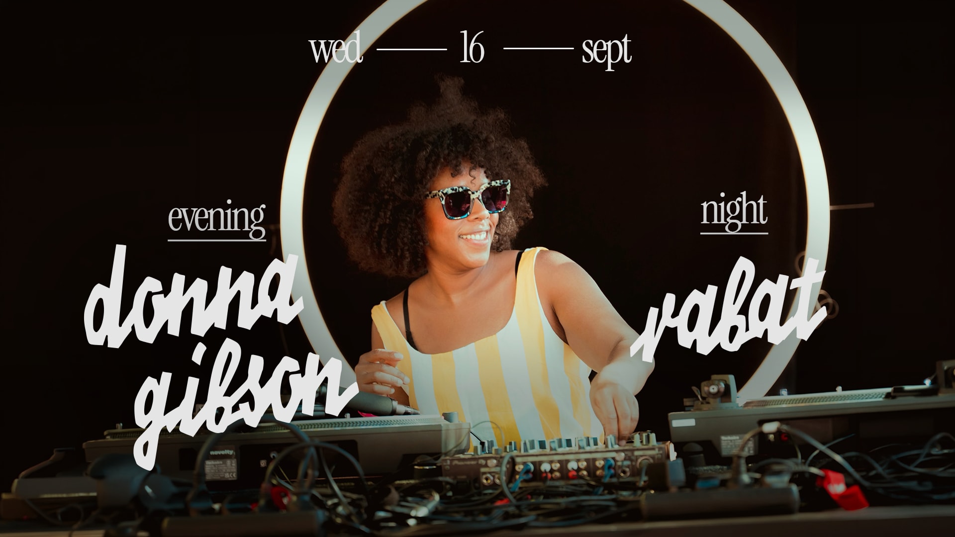 Vinyles All Night Long : Donna Gibson + Rabat Cover