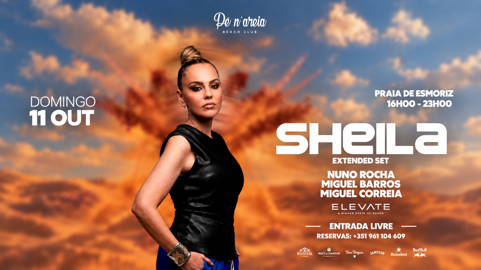 Sheila Pres. Elevate At Pé N' Areia Beach Club Cover