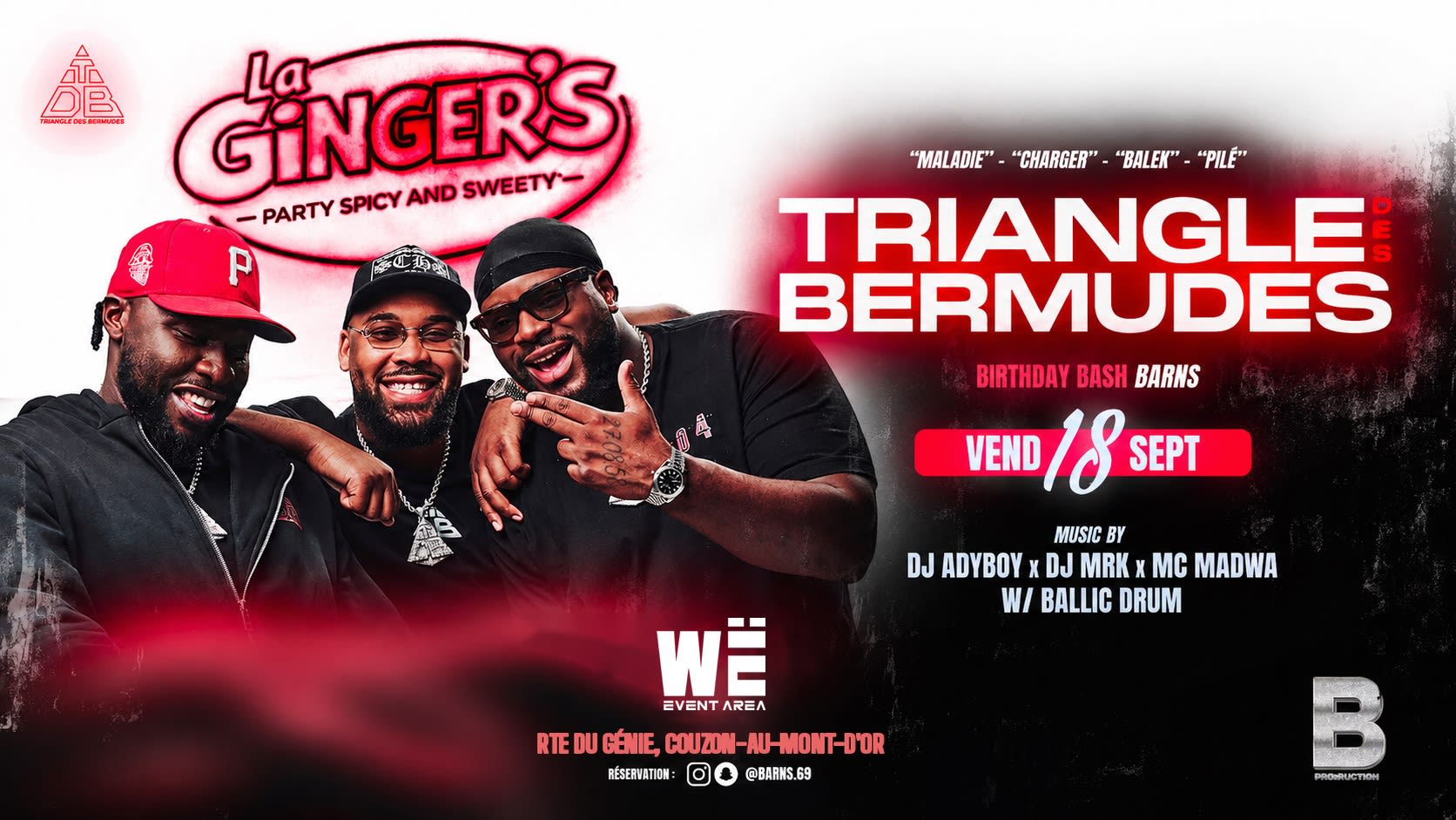 La Ginger's X Triangle Des Bermudes In Wë Club Cover