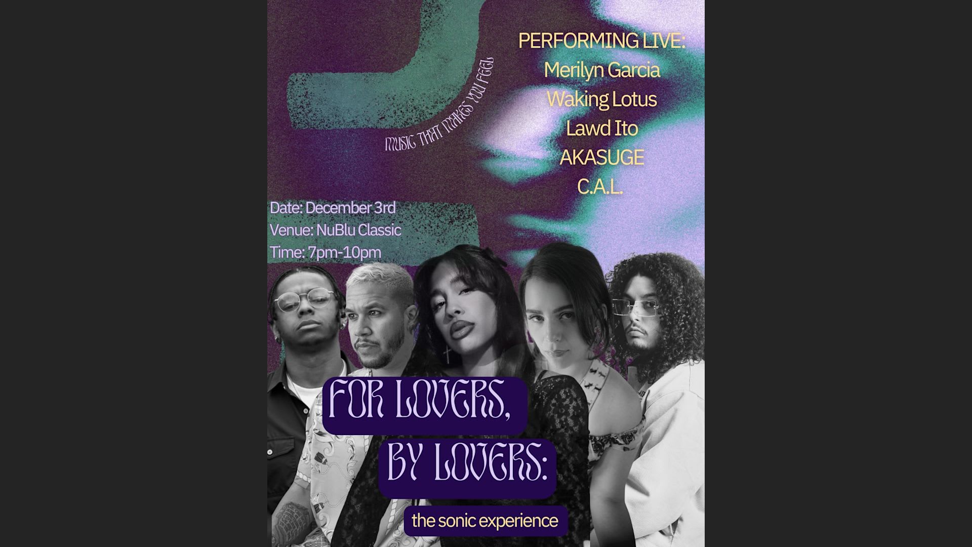 Merilyn Garcia, Waking Lotus, Lawd Ito, Akasuge & C.A.L. Cover