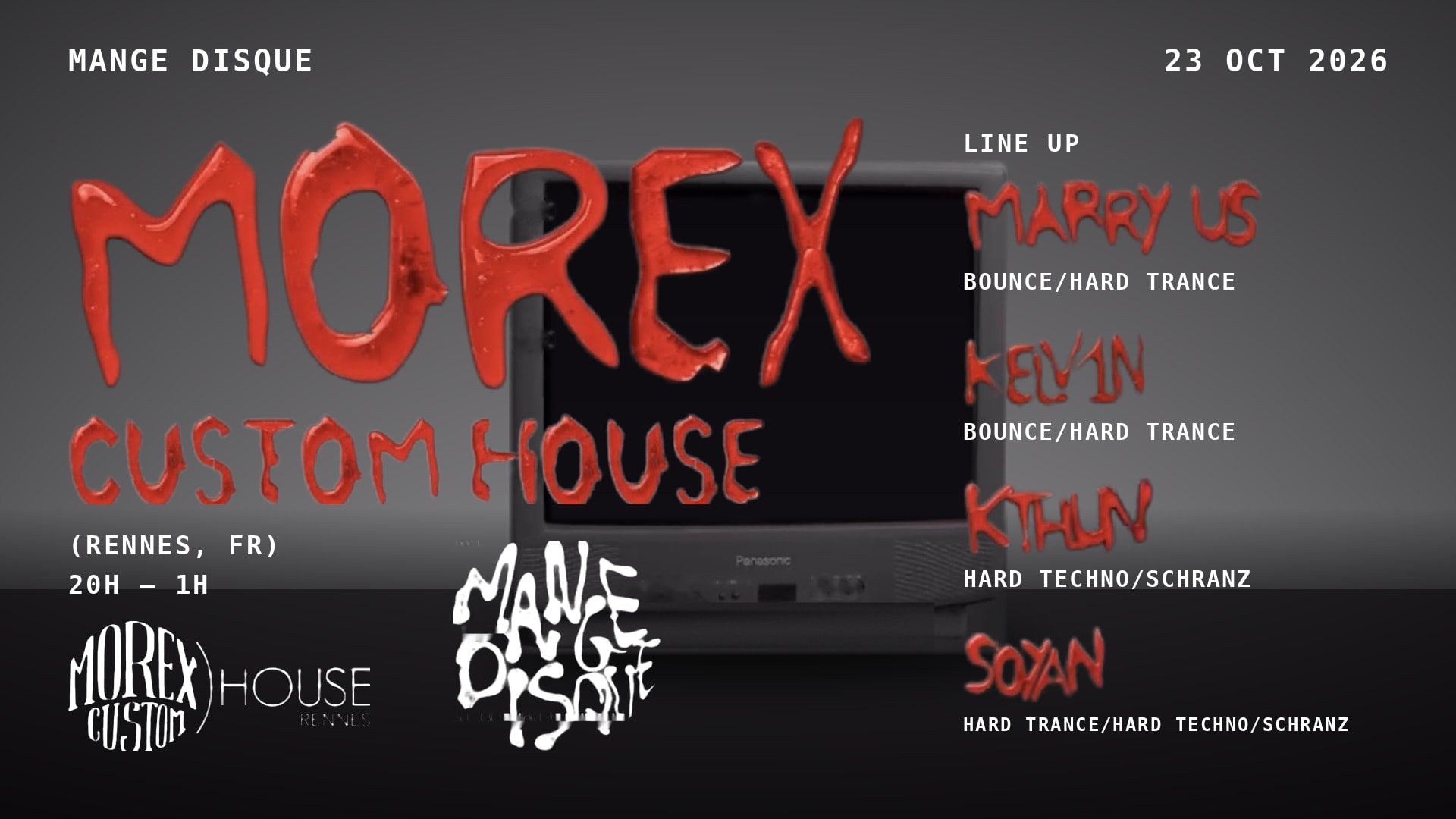 Mange Disque // Morex Custom House Cover
