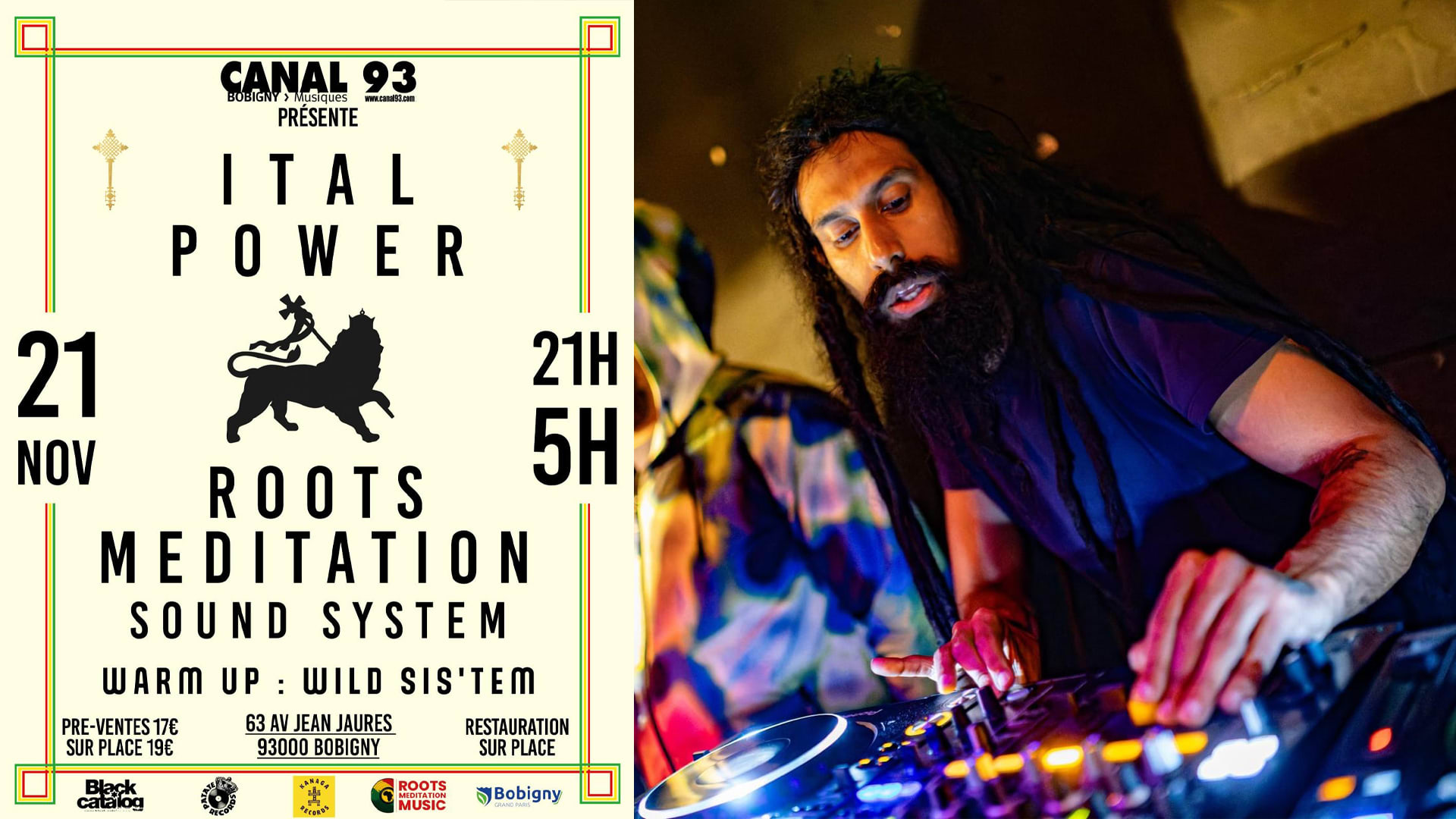 Roots Meditation + Ital Power + Wild Sound Sis'tem Cover