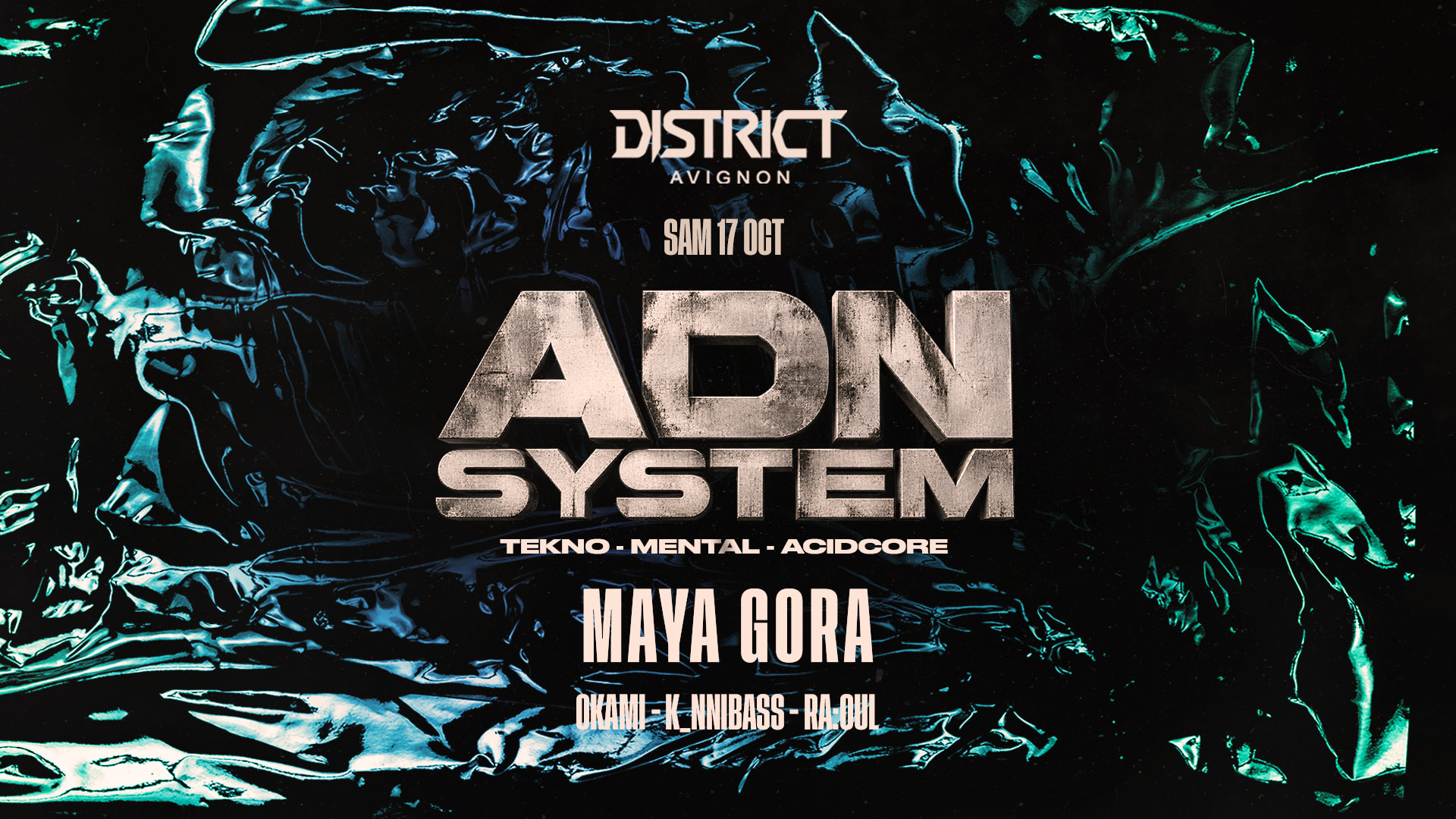 Adn System 002 : Maya Gora + Okami + K_Nnibass + Ra:Oul Cover