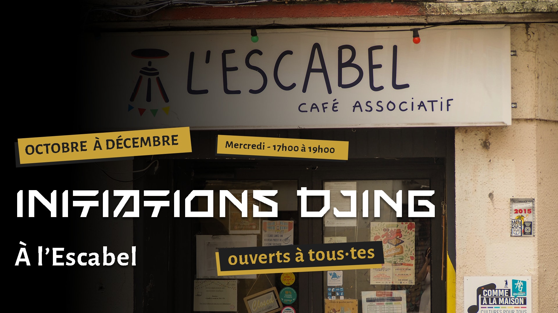Atelier Découverte Du Djing Pour Tous·Tes - 21 Octobre Cover