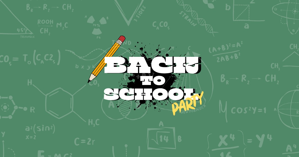 Back To Shcool Party Cover