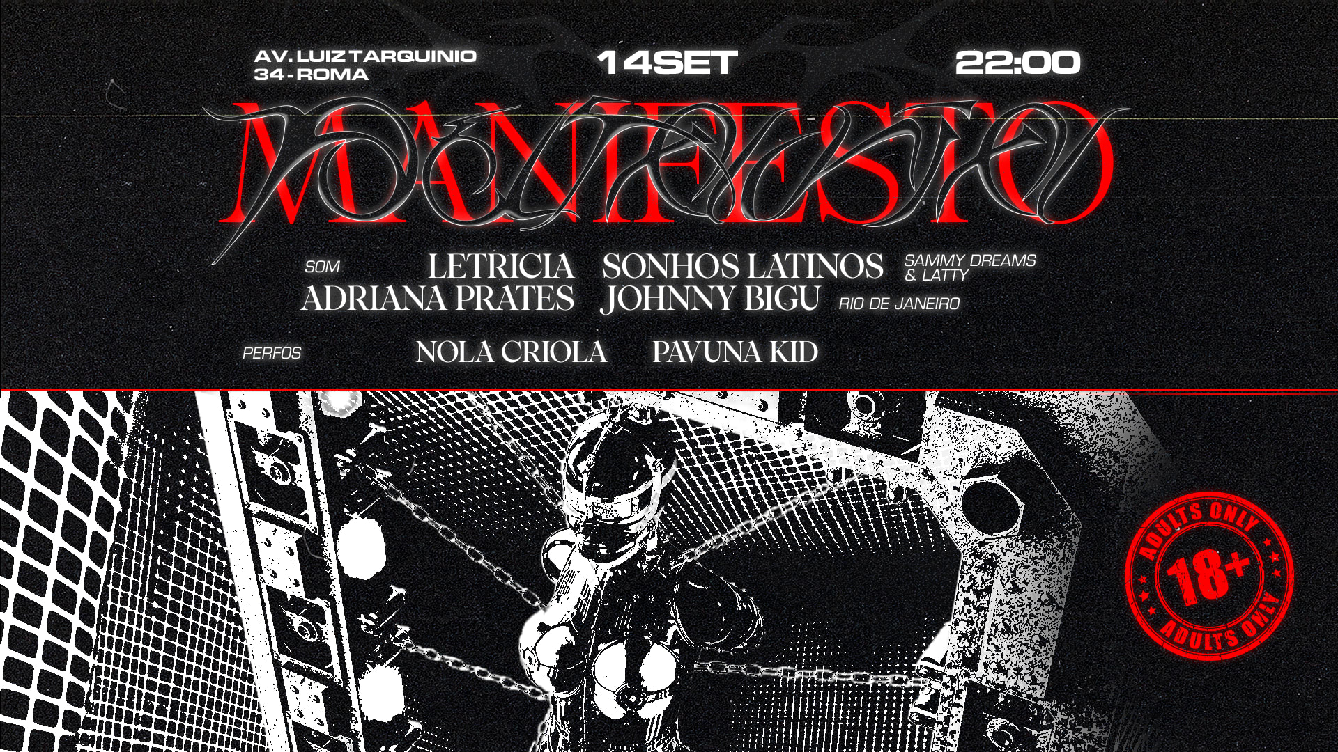 Manifesto Put4ria - 14/Set @ Amarelinho Cover