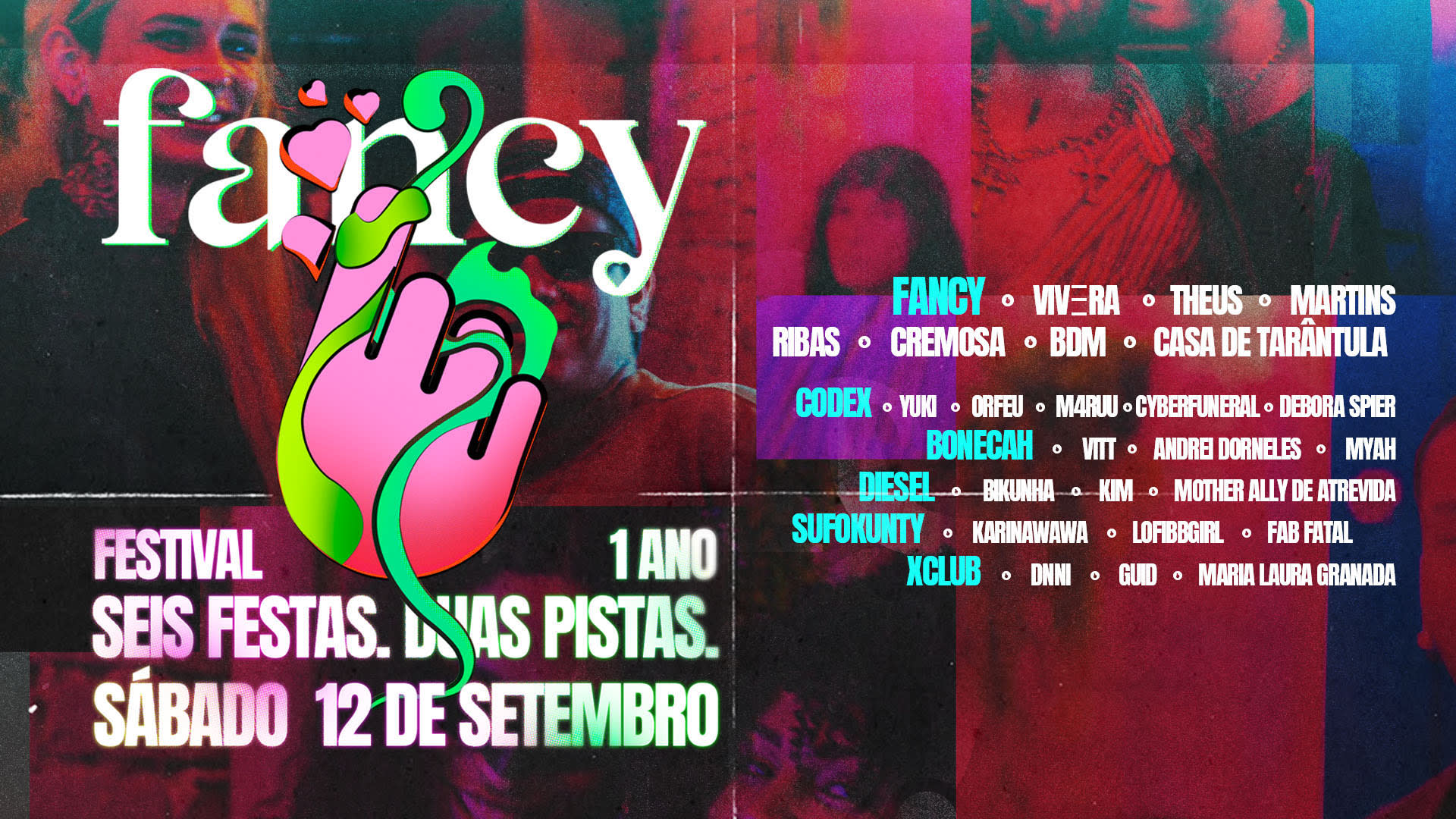 Fancy Festival 1 Ano: Diesel Bonecah Xclub Codex Sufokunty Cover