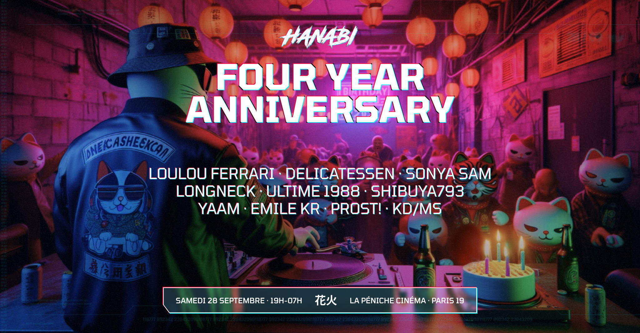 Hanabi Four Year Anniversary Cover
