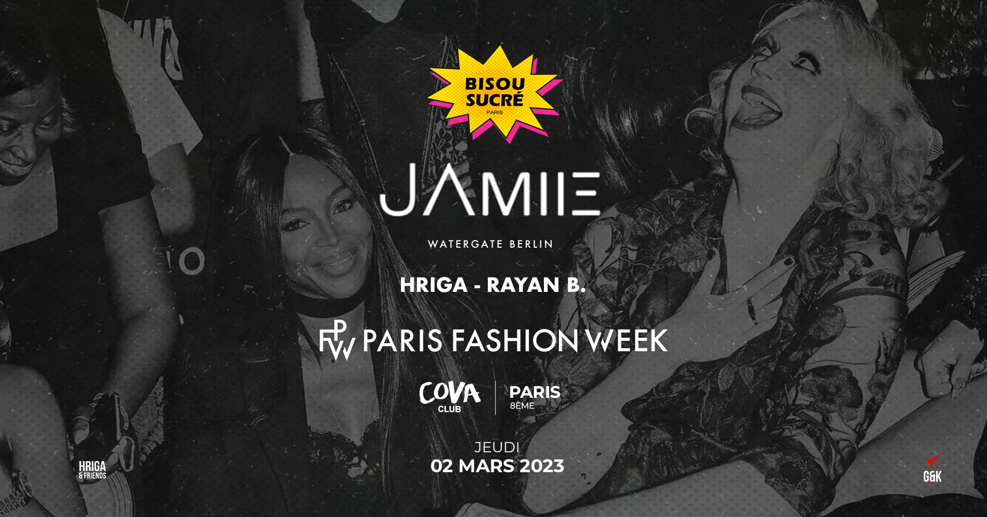 Bisou Sucré #3 Au Cova Club Paris Cover