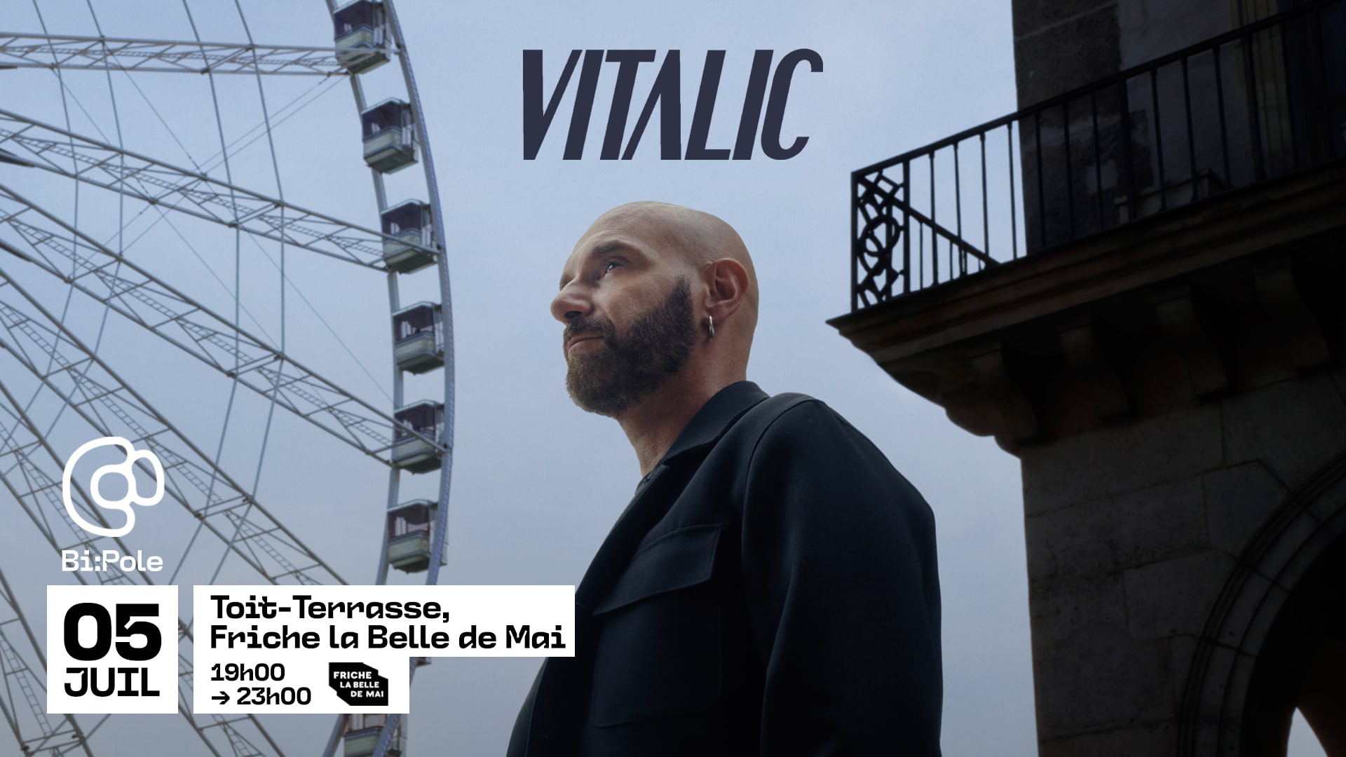Vitalic (Dj Set) @ Toit-Terrasse - Friche La Belle De Mai Cover