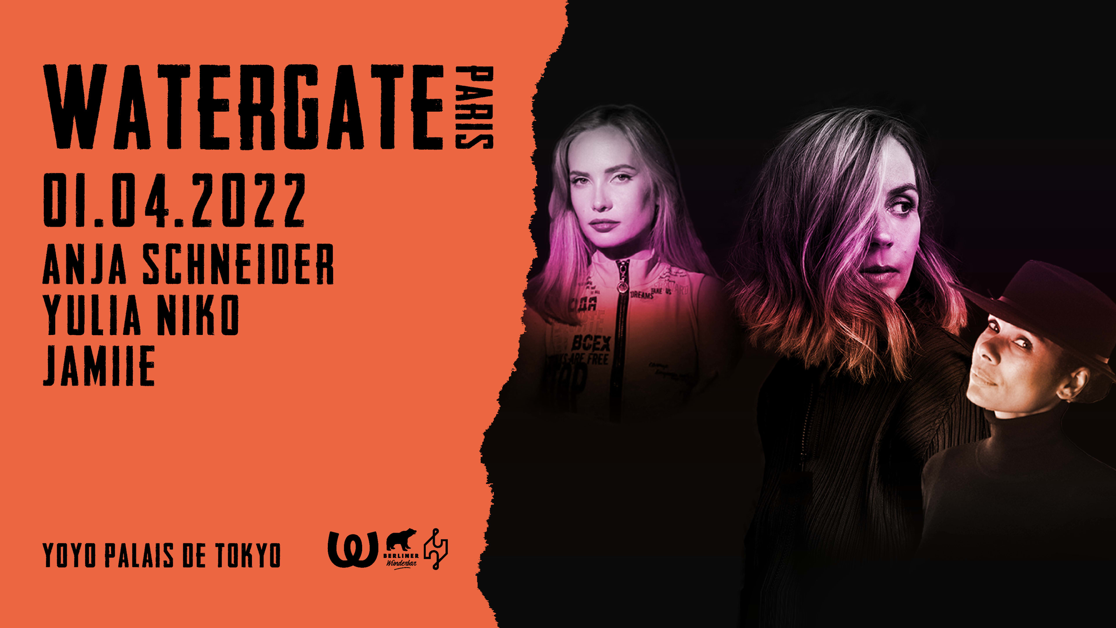 Watergate Label Showcase W/ Anja Schneider, Yulia Niko, Jamiie Cover