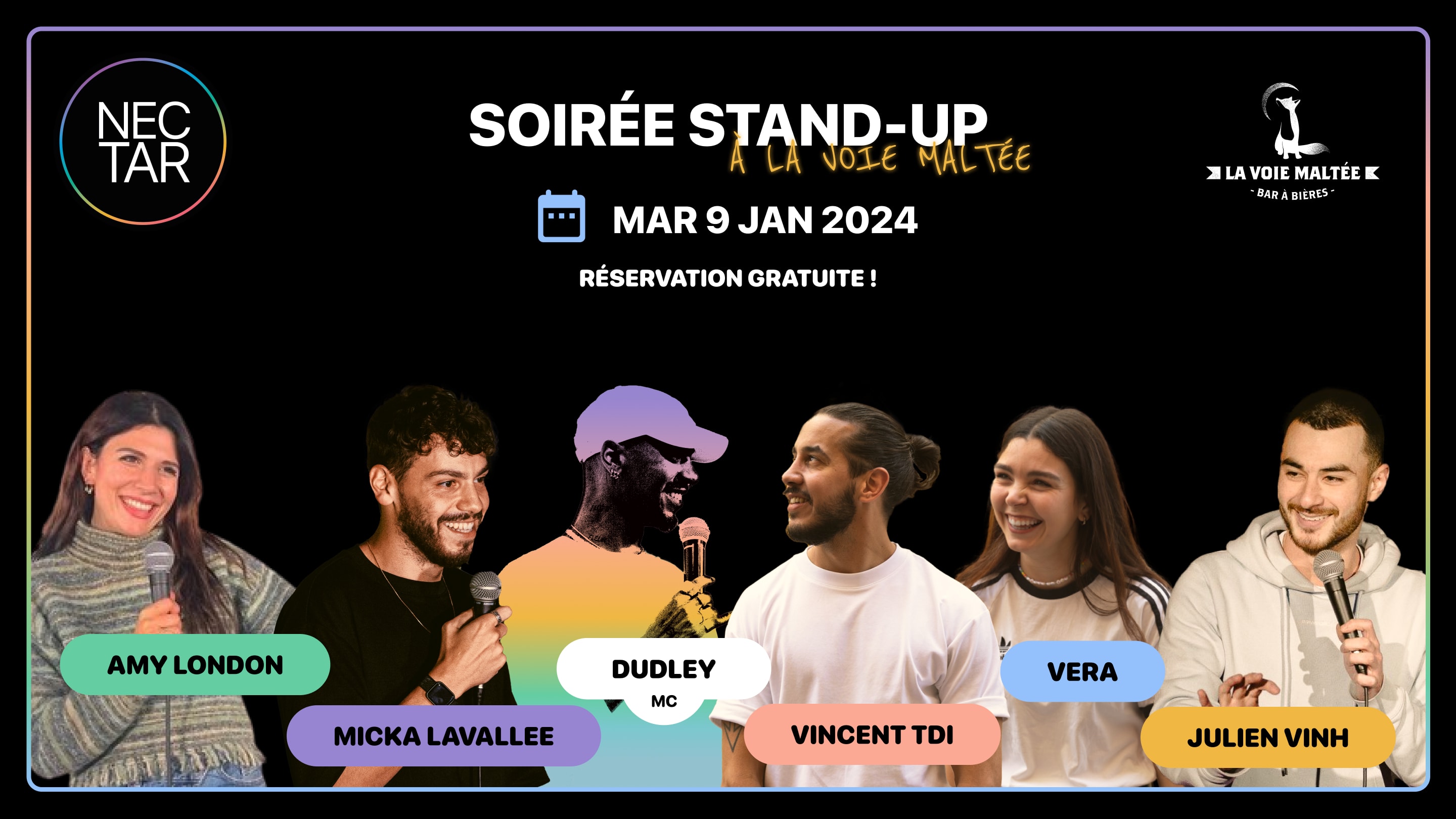 Nectar X La Voie Maltée • La Classique • Stand-Up Mar 09 Jan Cover