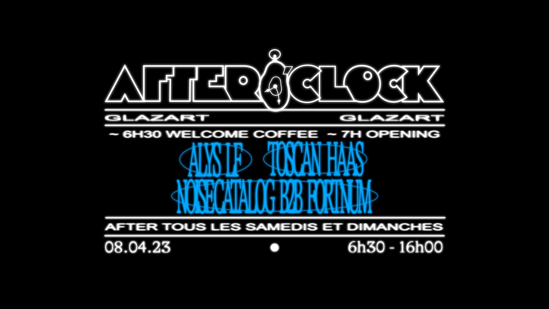 After O'clock : Alys Lf, Noise Catalog, Toscan Haas & More Cover