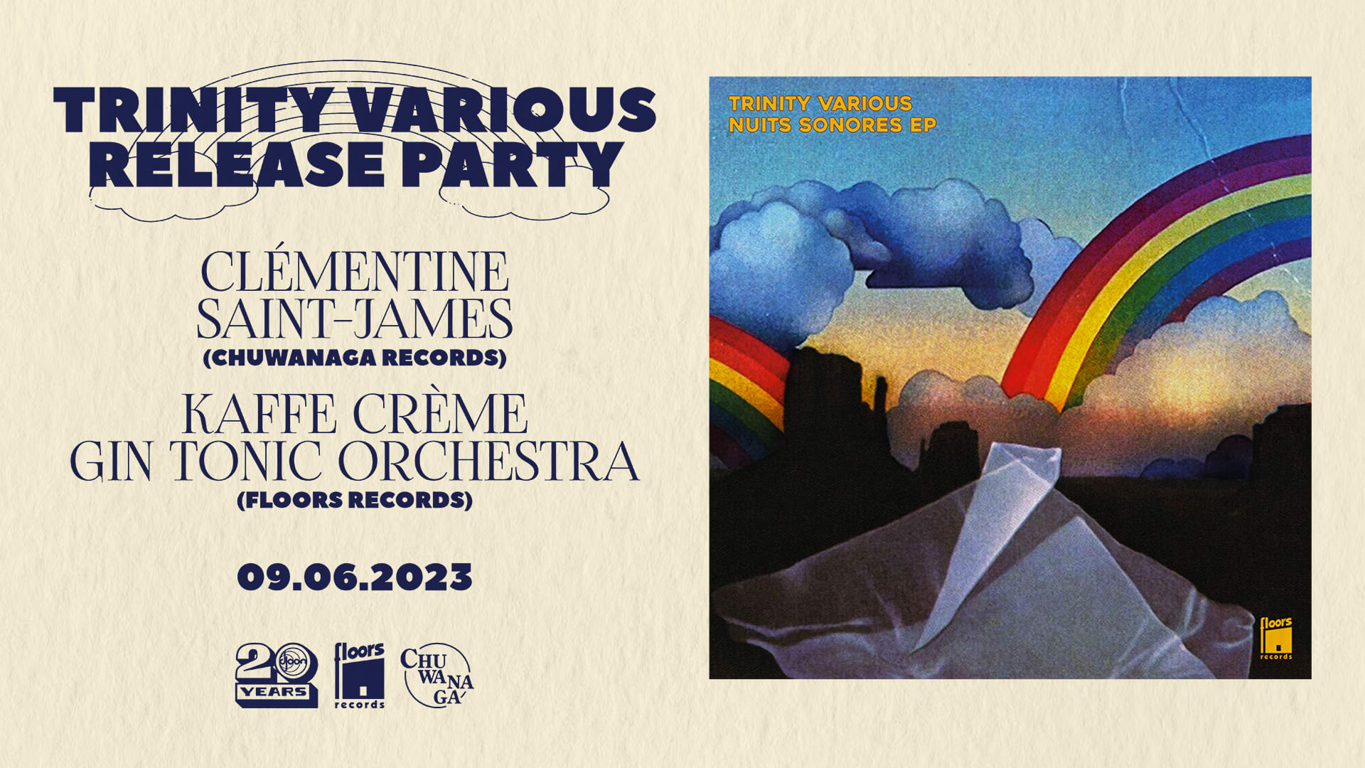 Clémentine, Gin Tonic Orchestra Dj, Kaffe Crème, Saint-James Cover