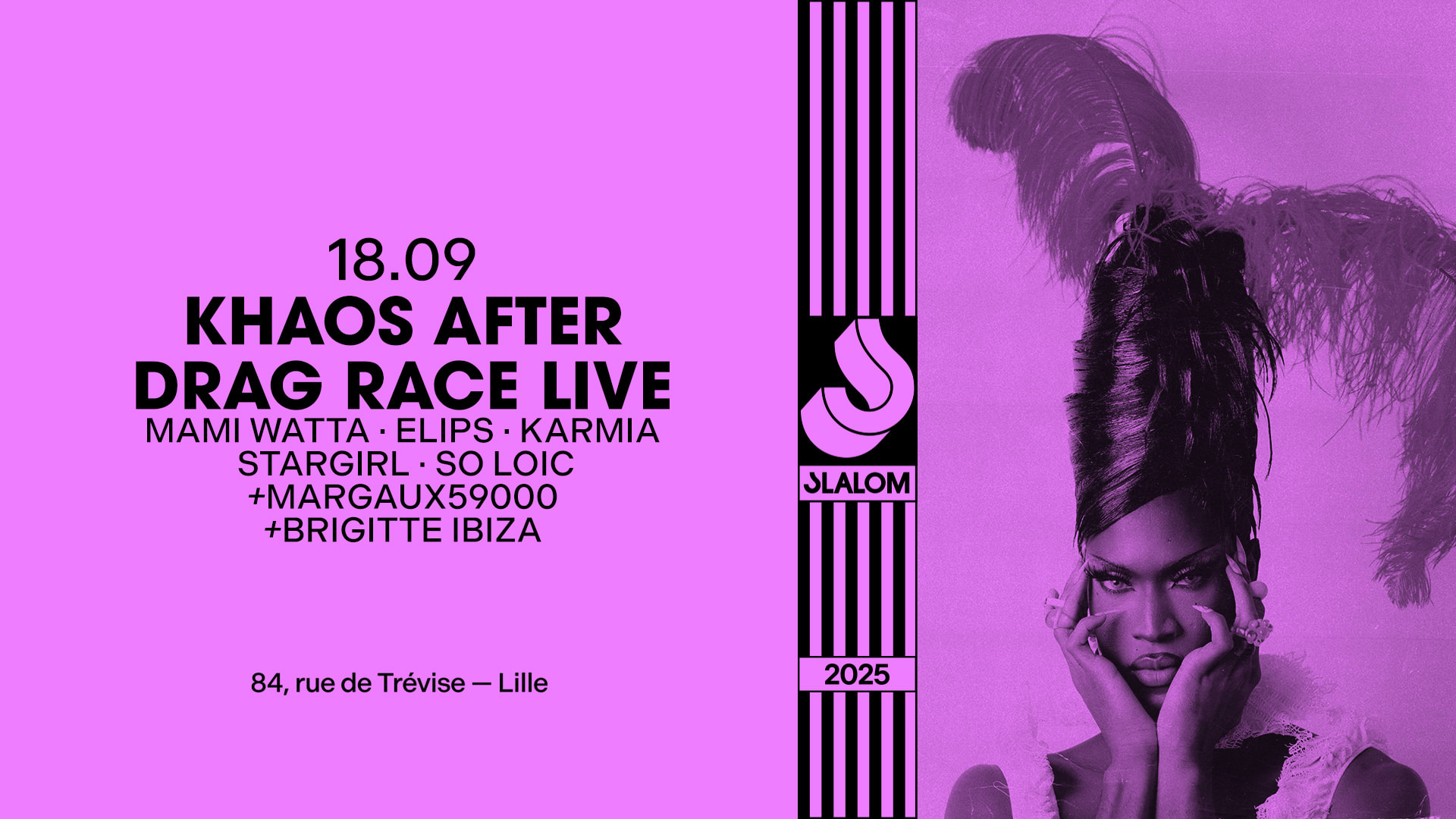 Slalom : Khaos After Drag Race Live • Mami Watta & Guests Cover