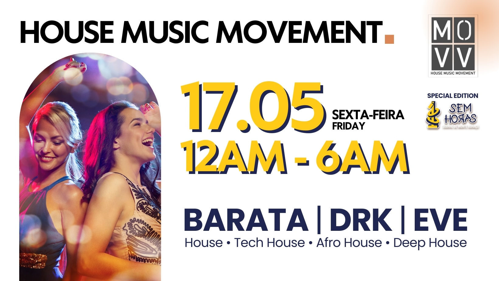 Movv House Music Movement @ 100 Horas Cover
