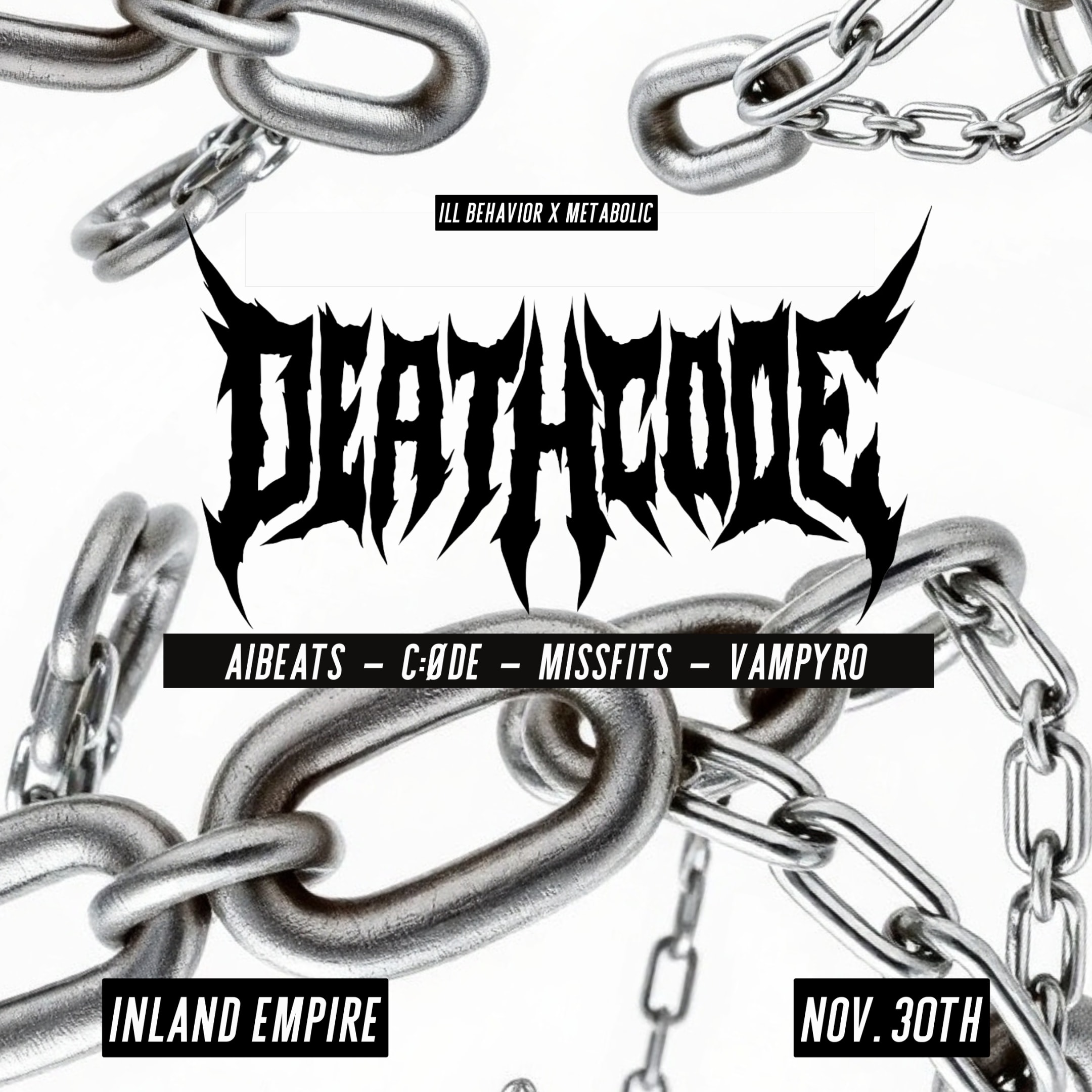 Ill Behavior X Metabolic Present: Death Code Cover