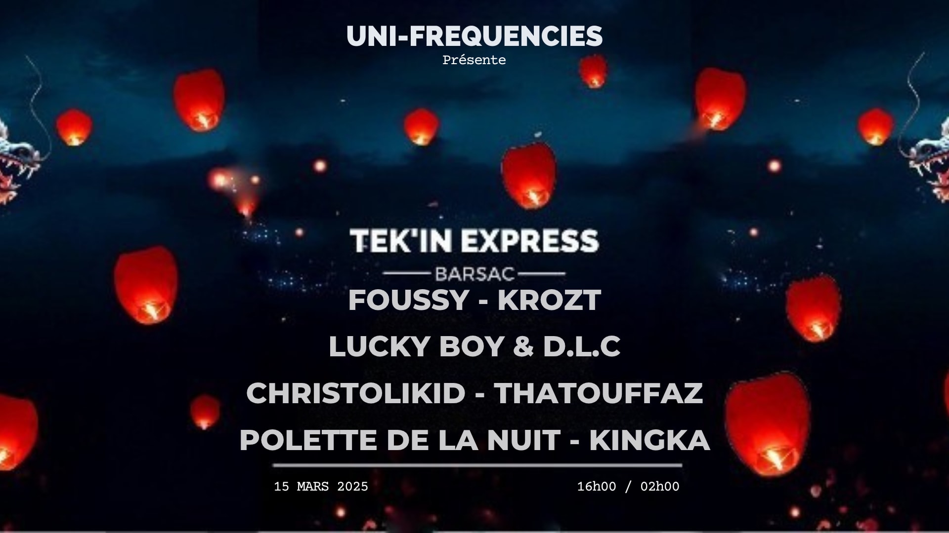 Tek'in Express Foussy Krozt Christolikid And More - Barsac Cover