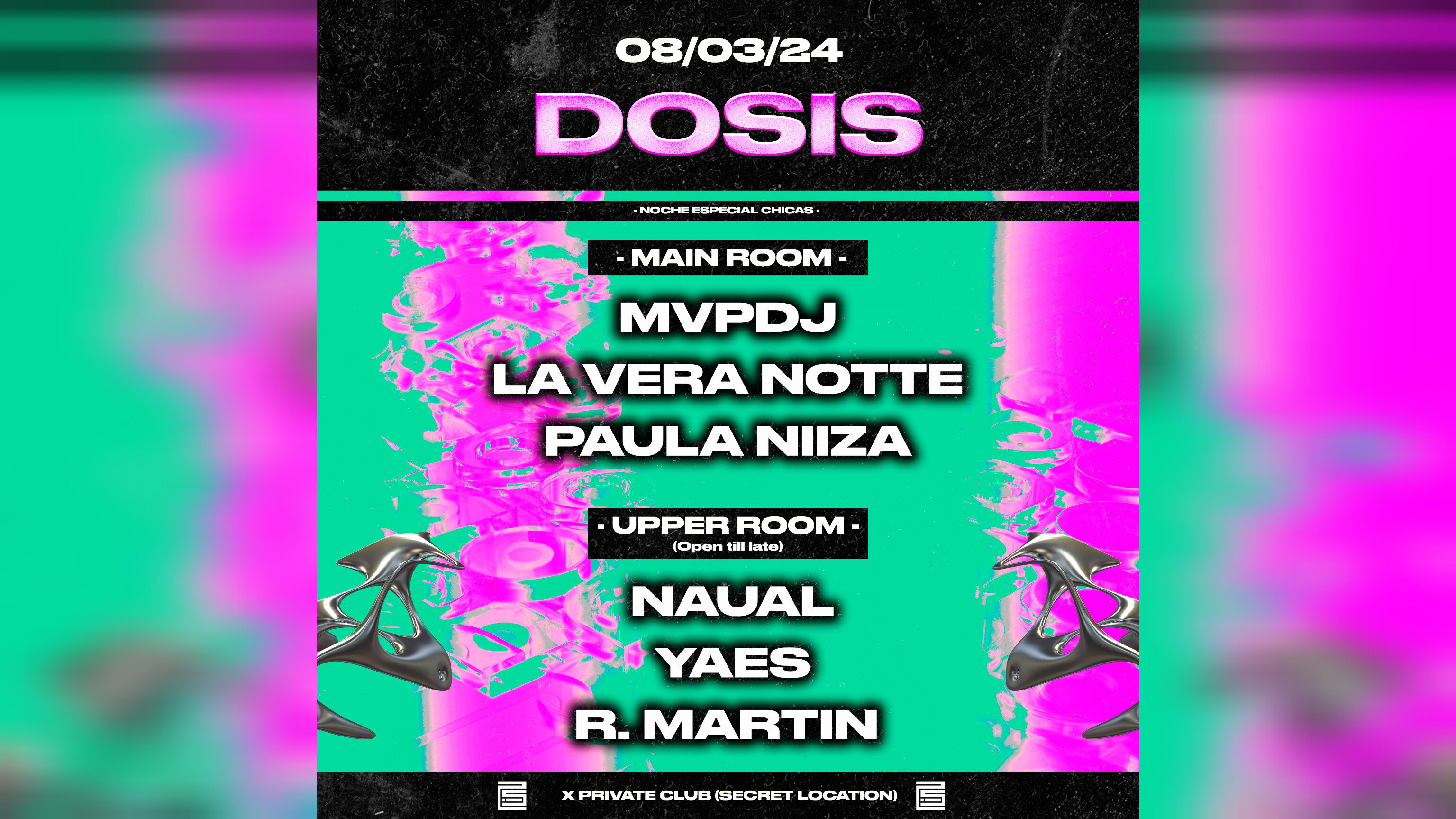 Dosis Klub [2is]: Mvpdj/La Vera Notte/Paula Niiza/Naual/Yaes Cover