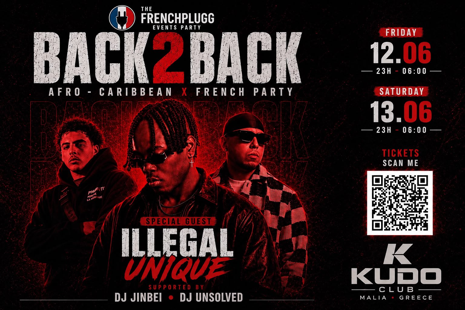 Afrocaribbean X French Party: Back 2 Back Edition I Cover