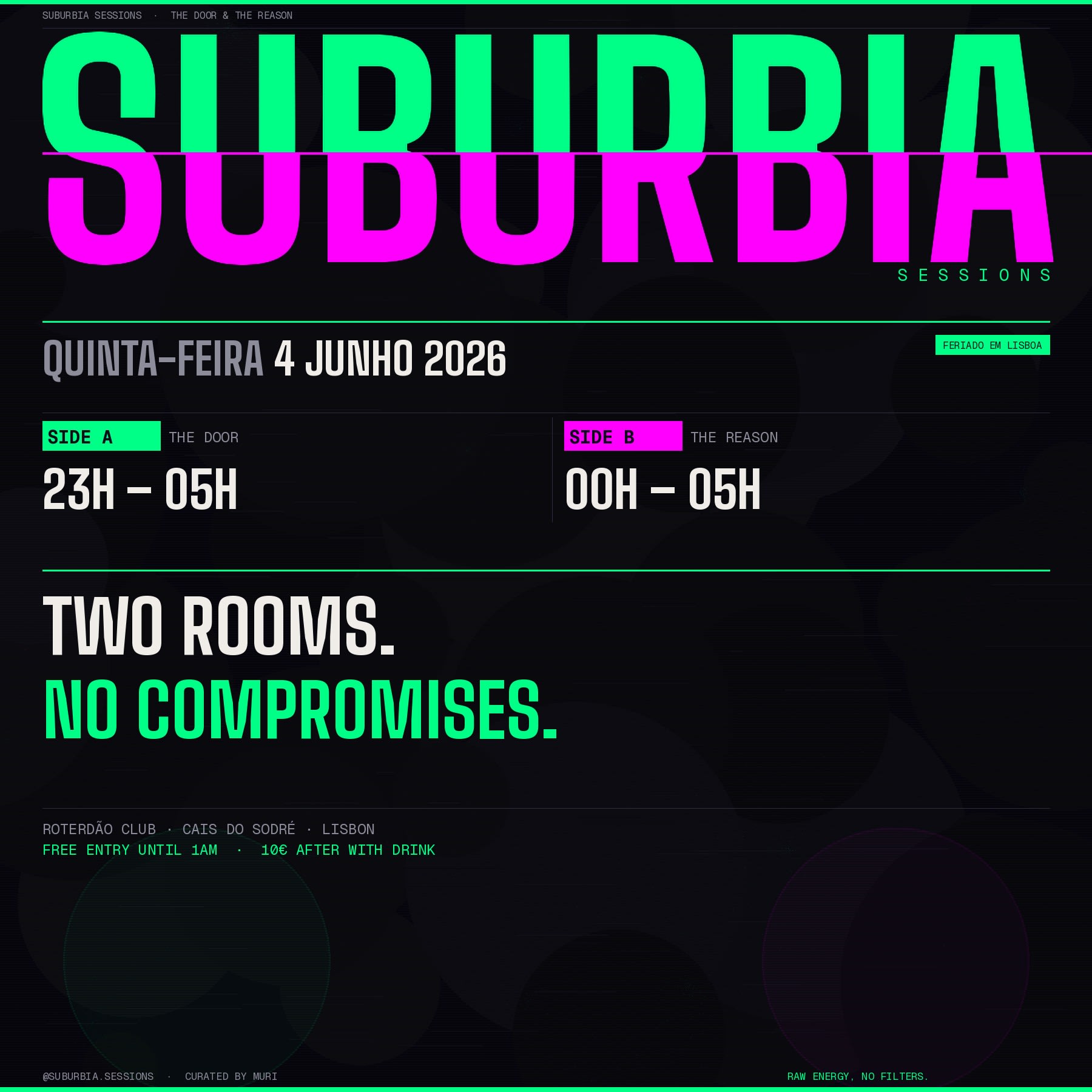 Suburbia Sessions - Two Rooms, No Compromise Cover