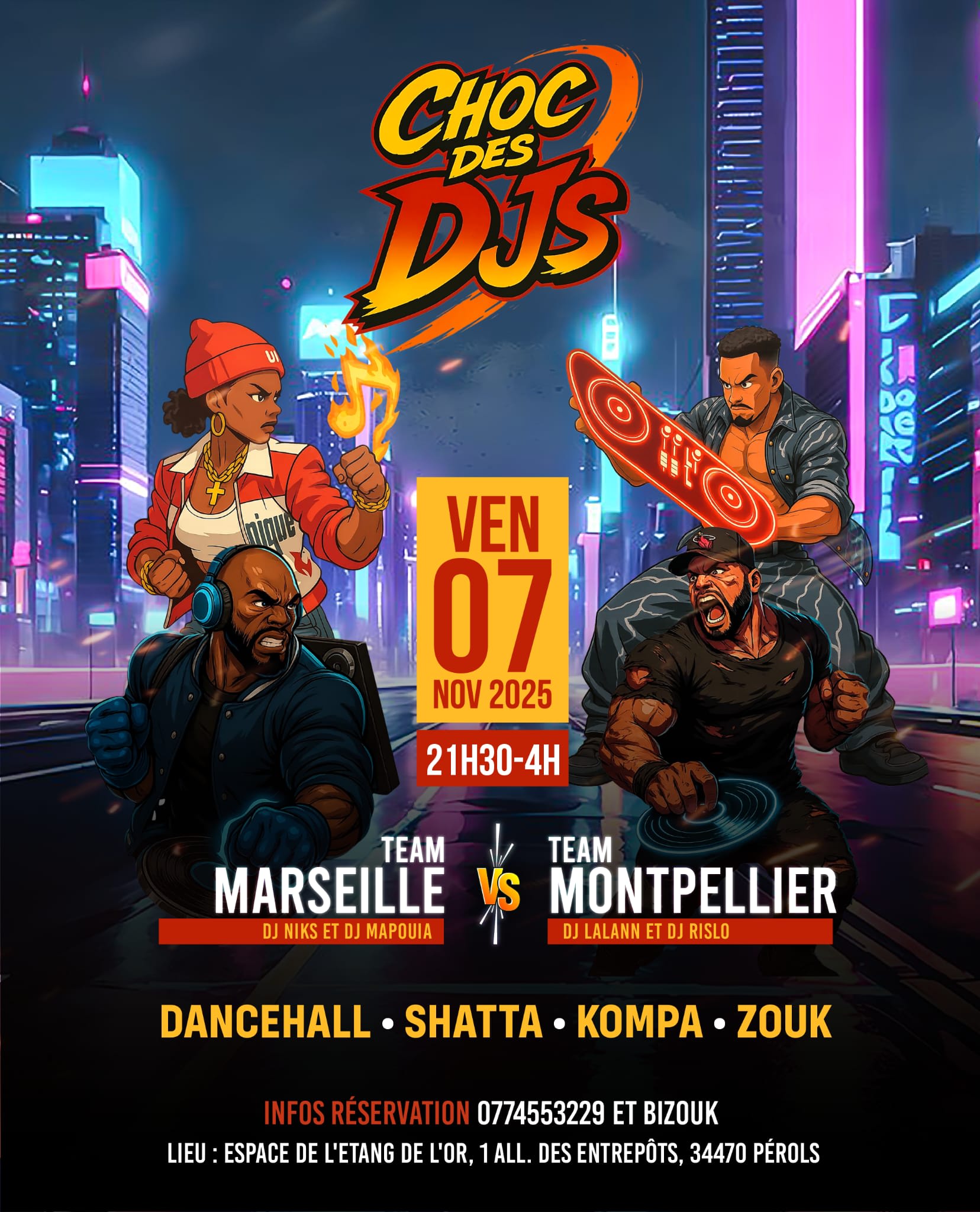 La Nuit De Tous Les Dangers : Le Choc Des Djs Cover
