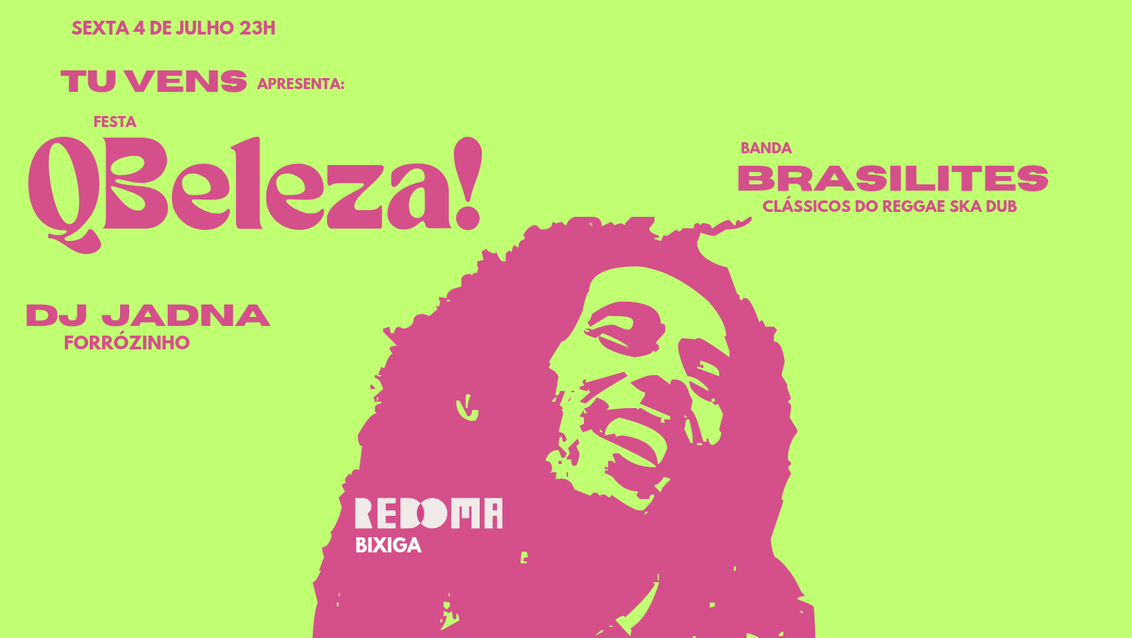 4/7 - Tu Vens Apresenta Festa Qbeleza! Na Redoma Bixiga Cover