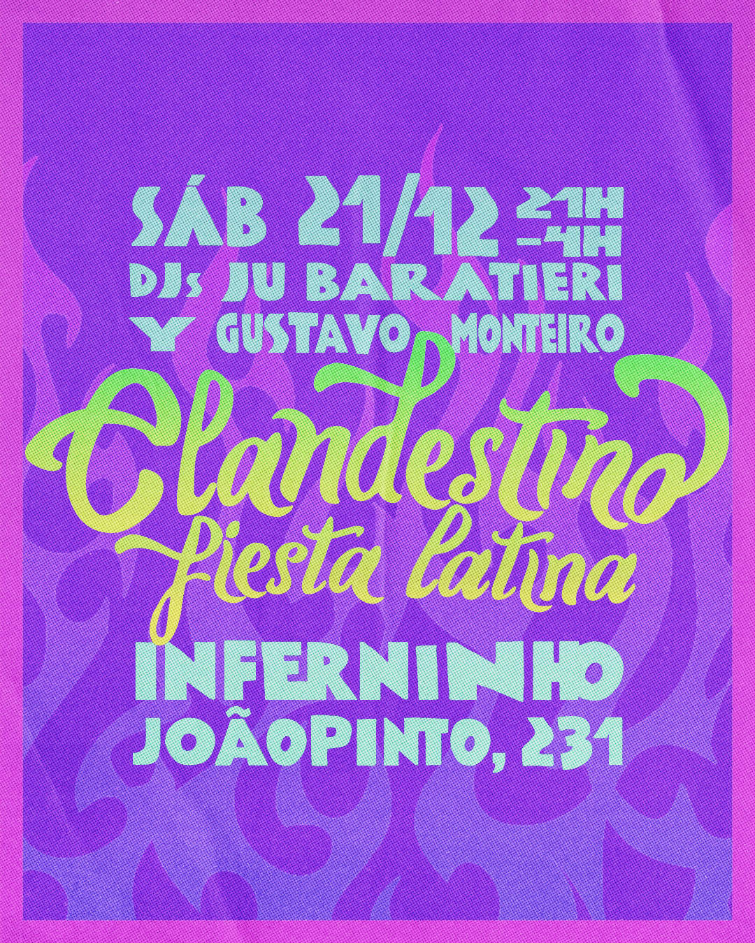Clandestino Fiesta Latina No Inferninho Cover