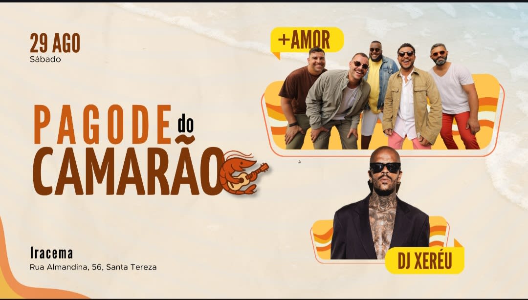 Pagode Do Camarão - Mais Amor - Dj Xéreu - Iracema - 29/08 Cover