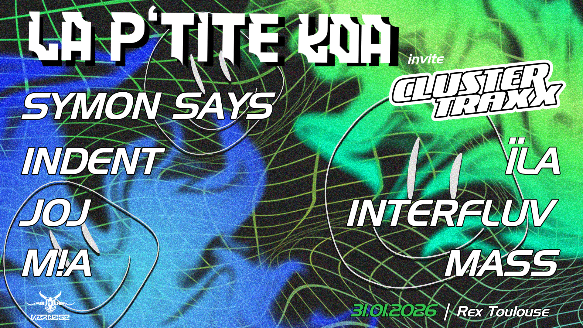 La P'tite Koa Invite Cluster Traxx // 31 Janv 26 Cover