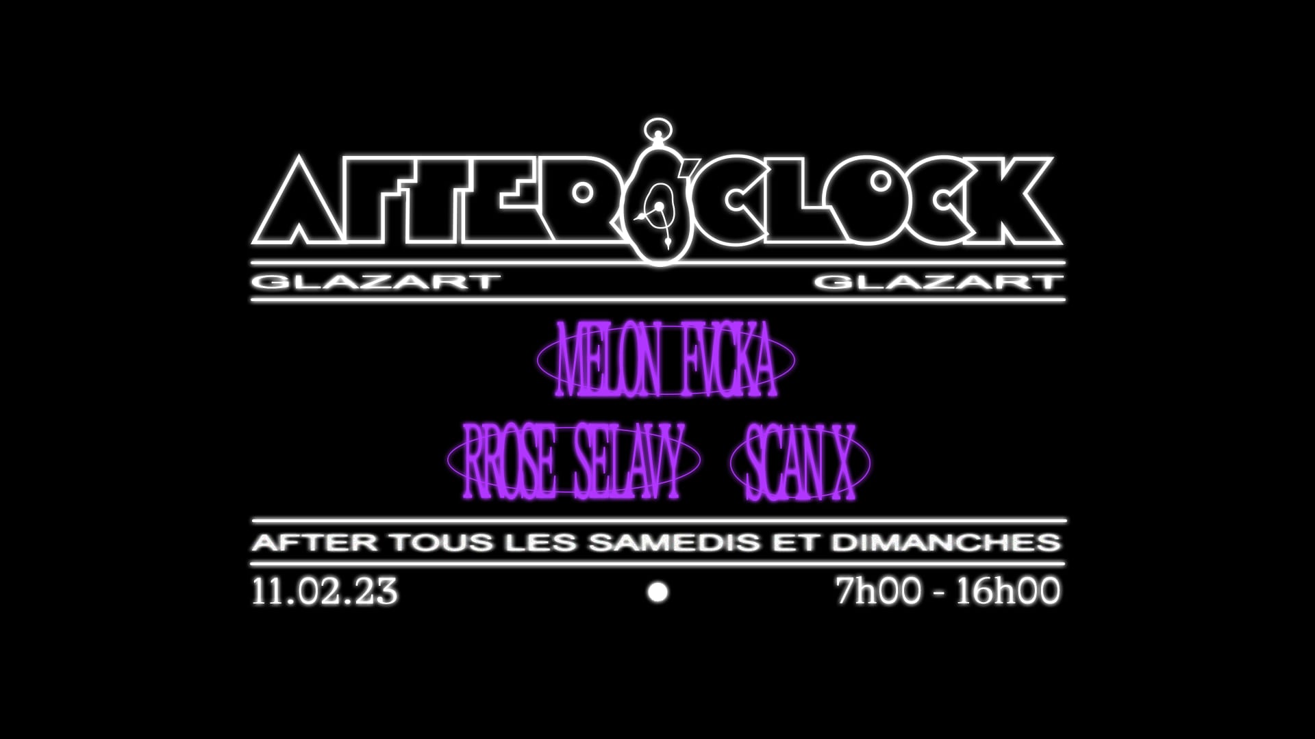 After O'clock : Melon Fvcka, Rrose Selavy, Scan X Cover