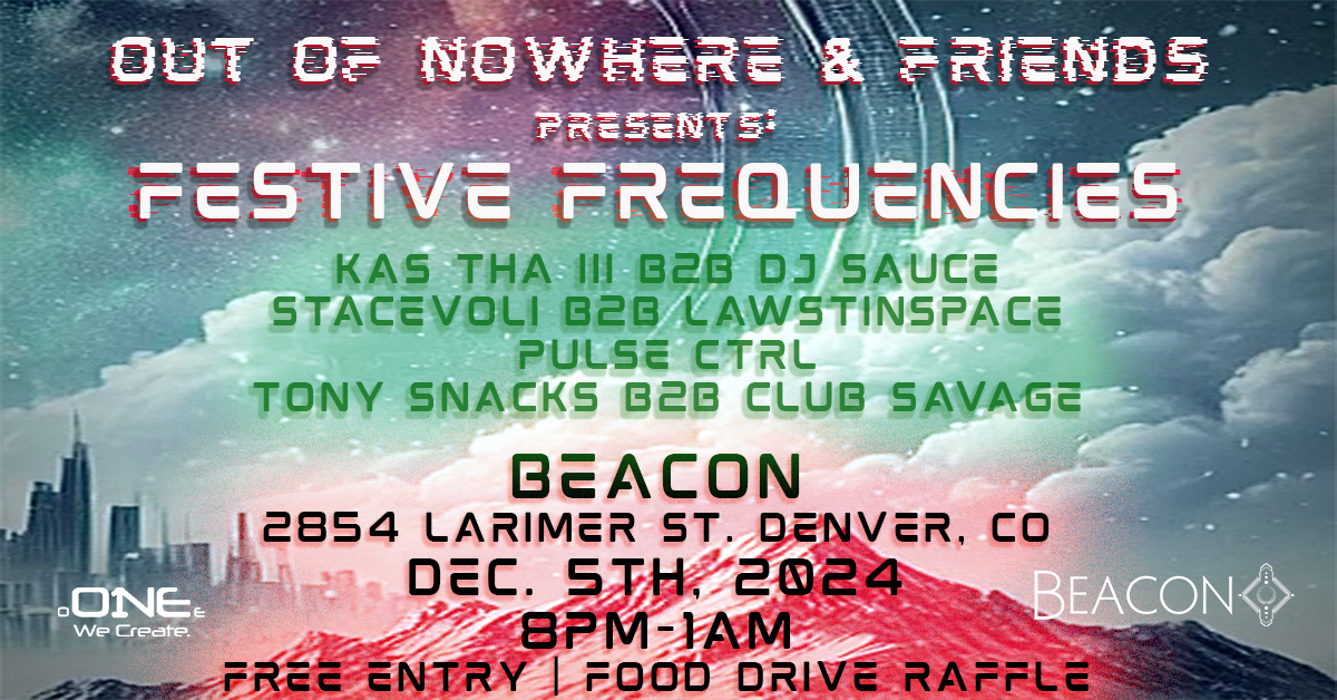 Out Of Nowhere Presents - Festive Frequencies 🎄 Cover